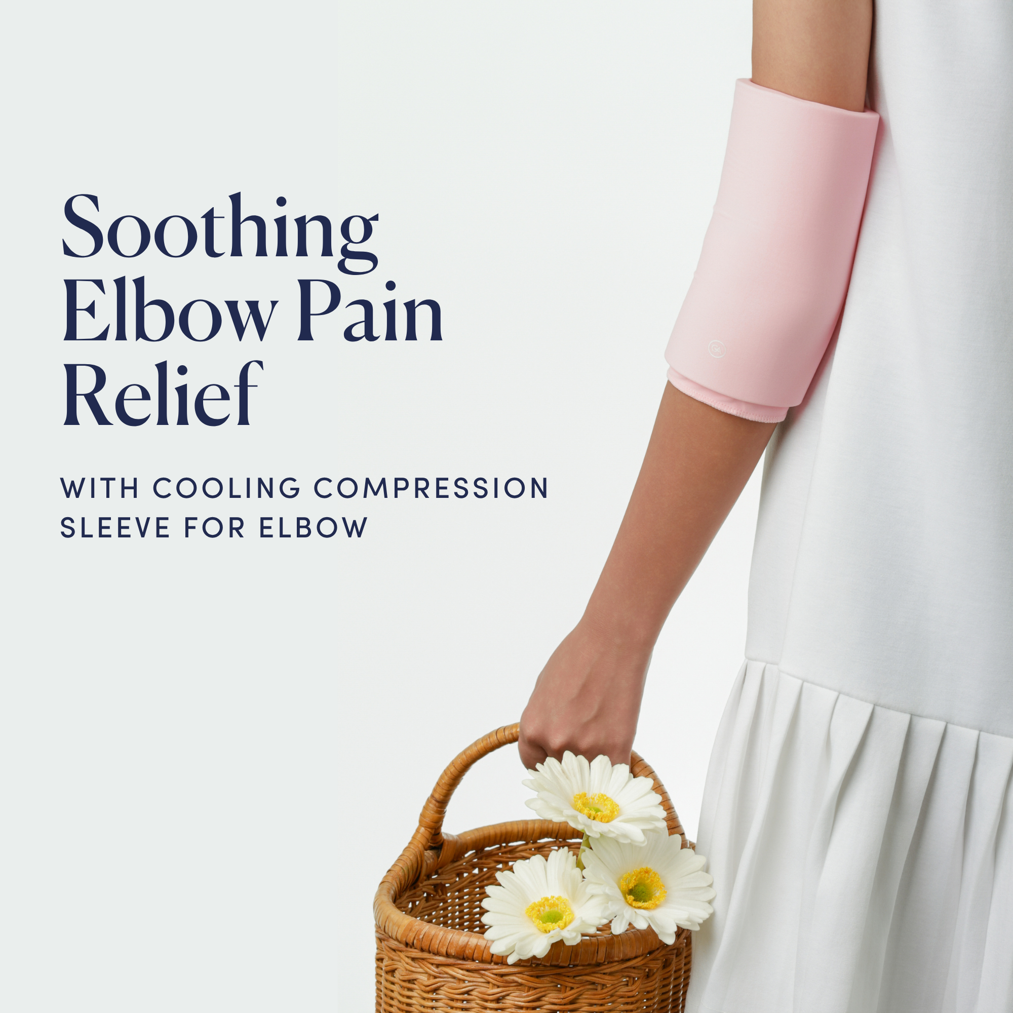 Cooling Compression Sleeve For Elbow