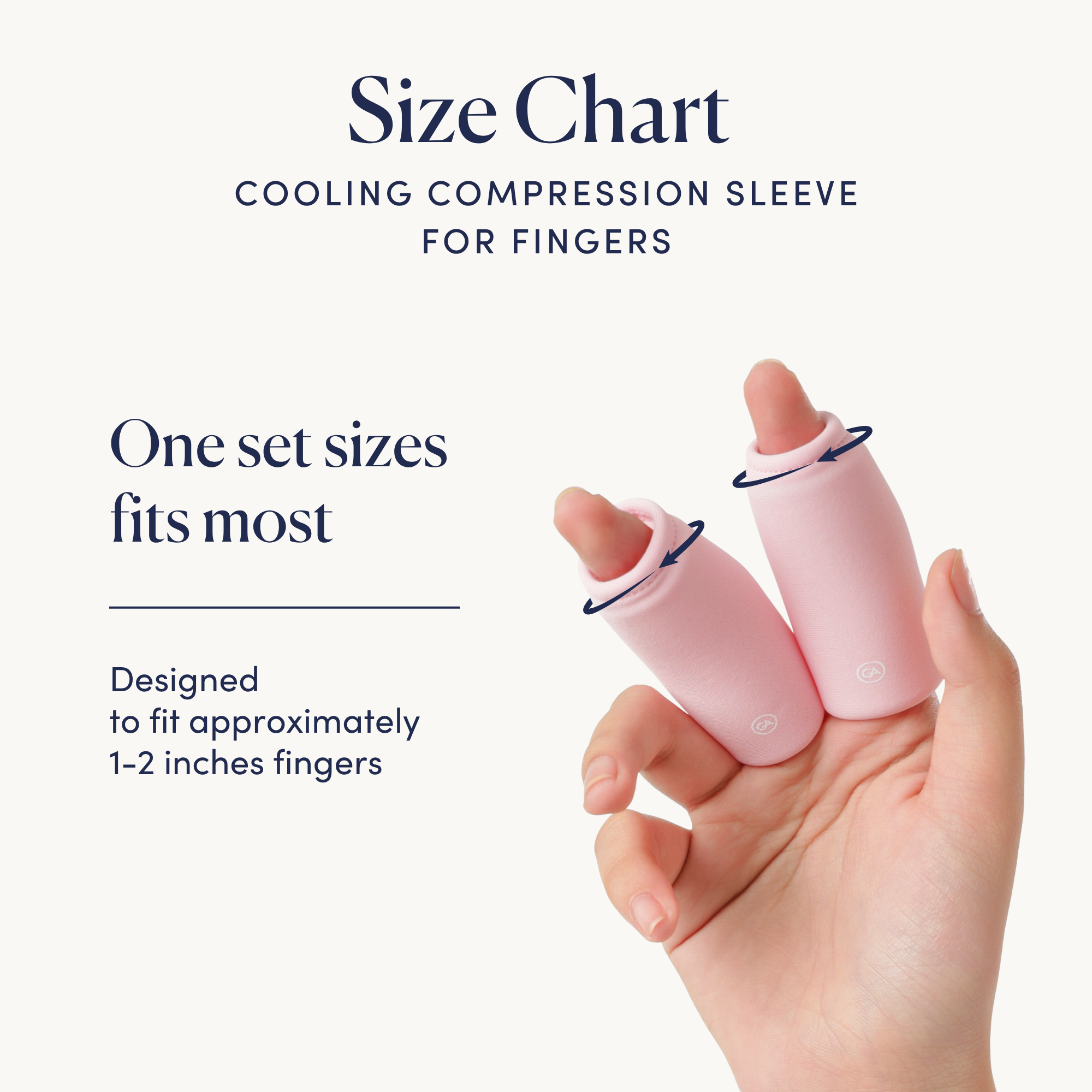 Cooling Compression Sleeve For Fingers
