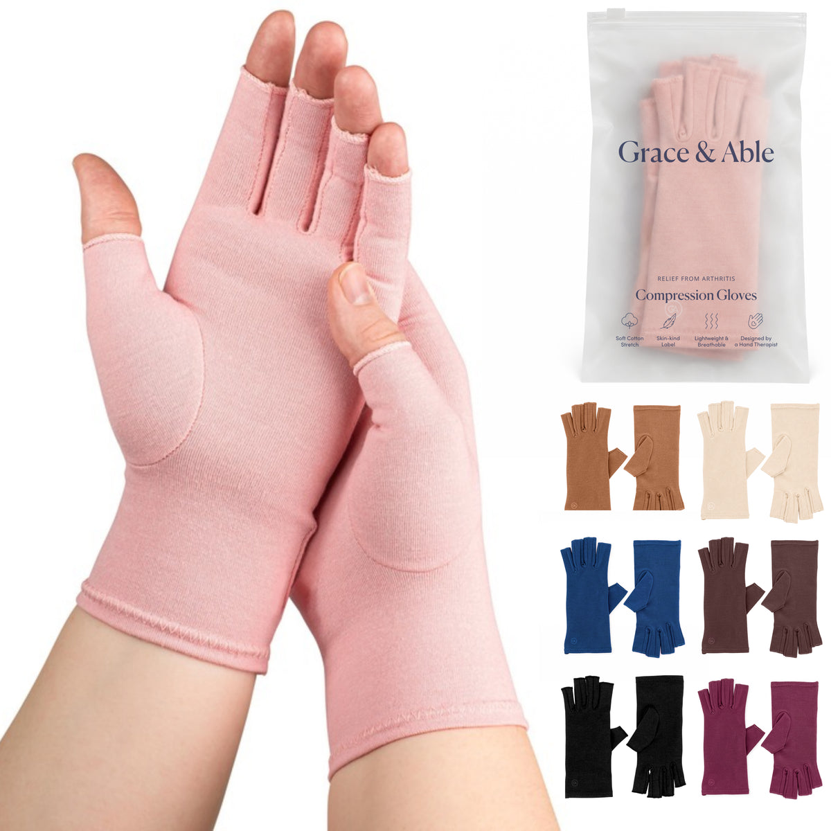 Compression Gloves: Relief From Arthritis - Classic Style