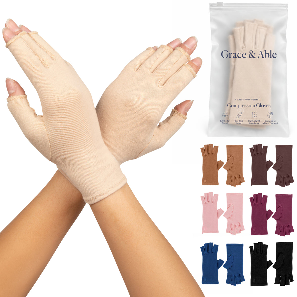 Compression Gloves: Relief From Arthritis - Classic Style