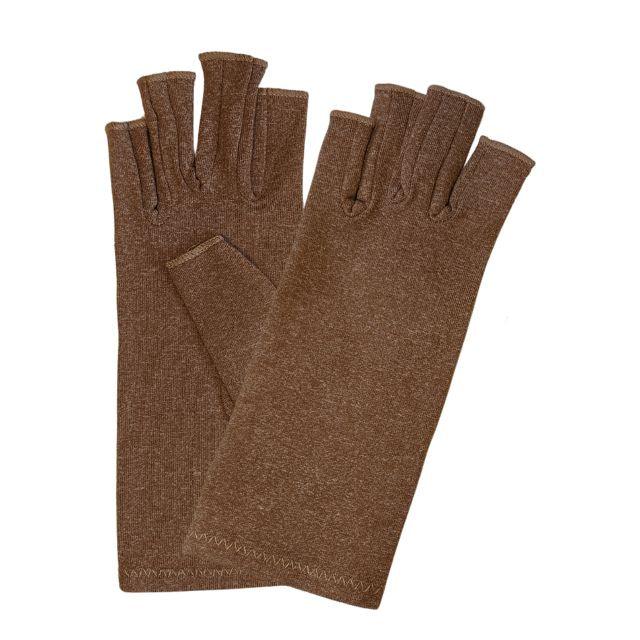 A pair of Heather Gloves Compression Gloves view