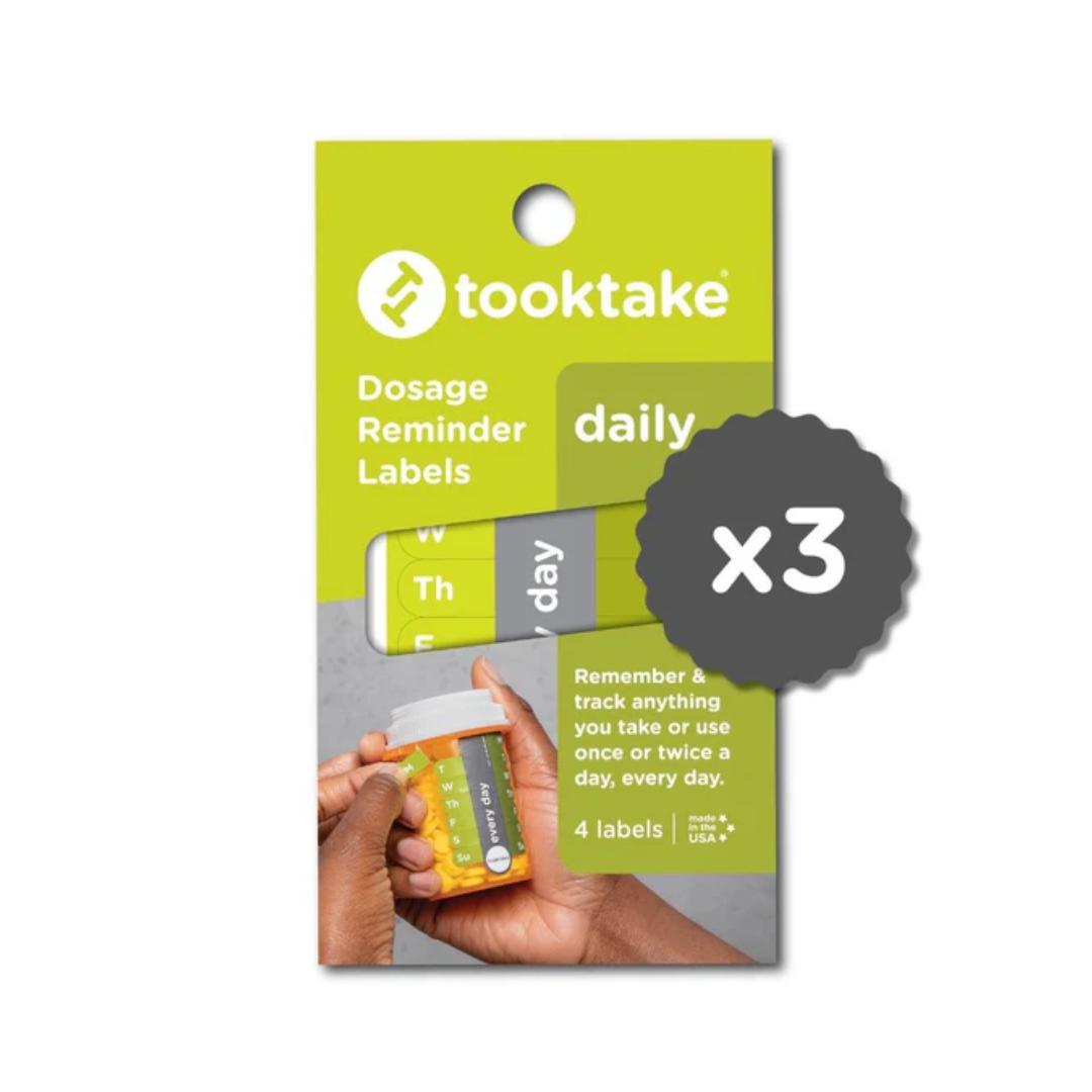 TookTake Dosage Reminder Labels
