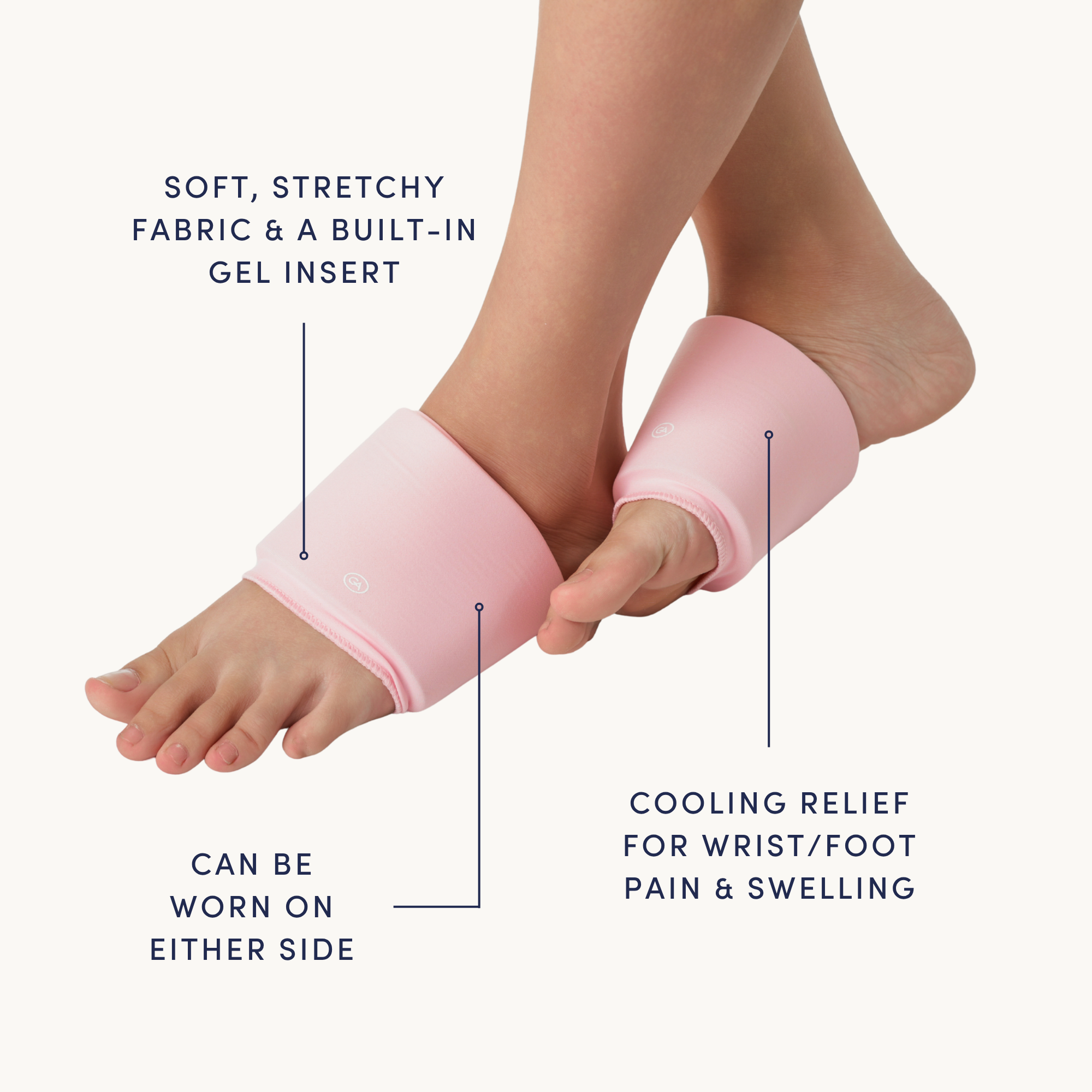 Cooling Compression Sleeves For Wrists/Feet