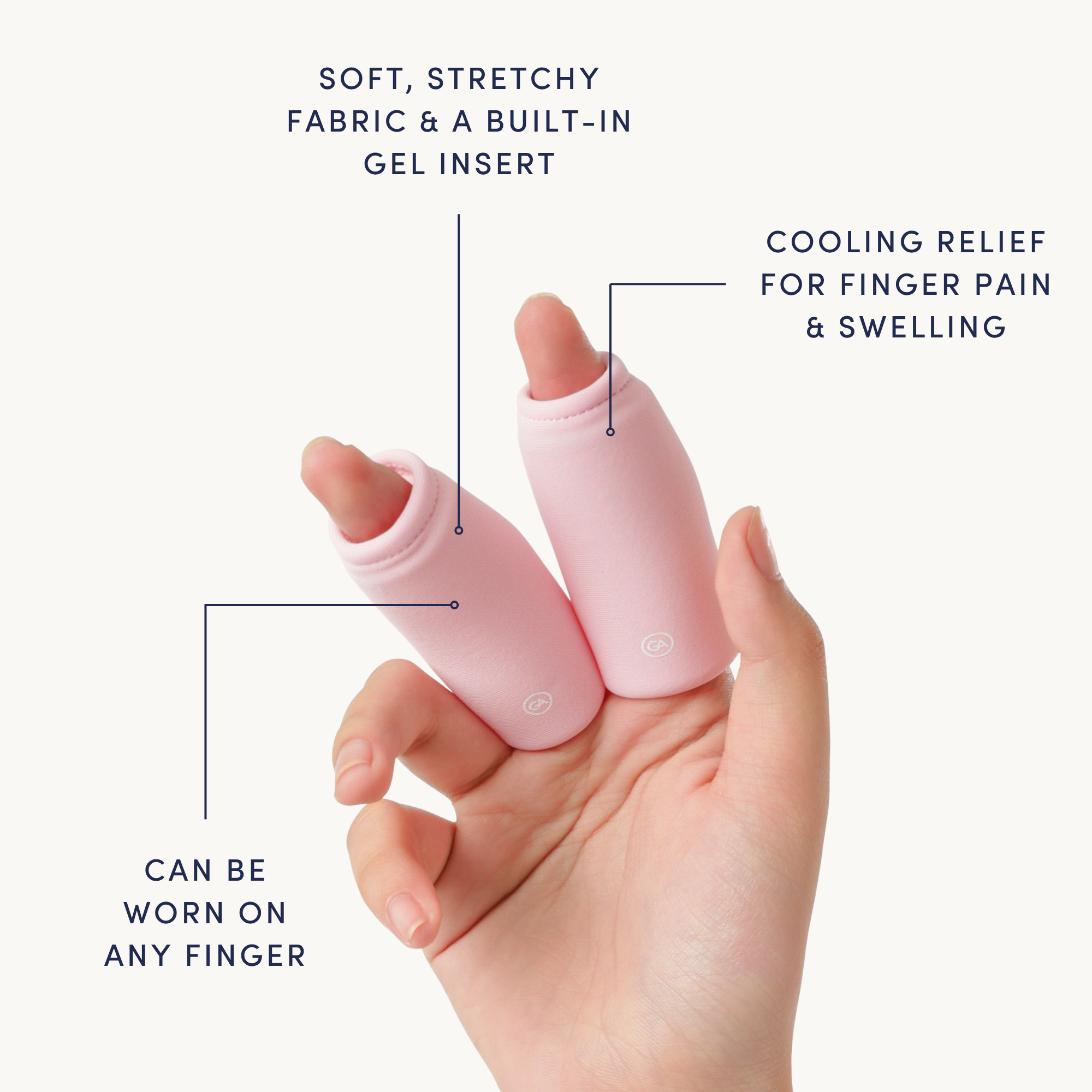 Cooling Compression Sleeve For Fingers