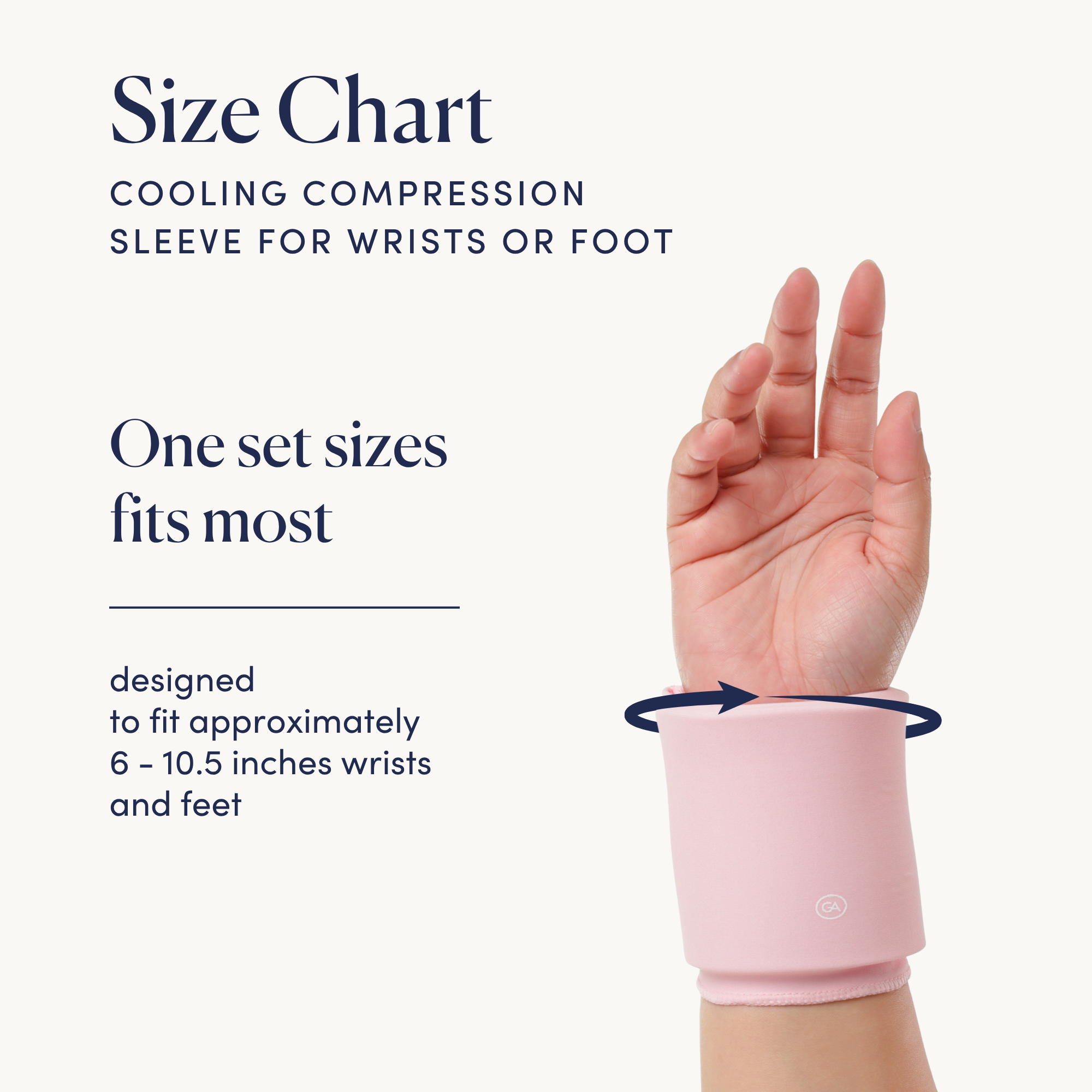 Cooling Compression Sleeves For Wrists/Feet