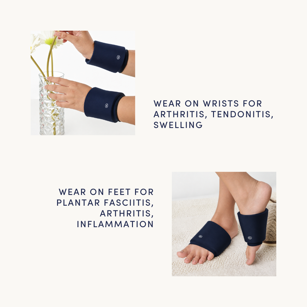 Cooling Compression Sleeves For Wrists/Feet