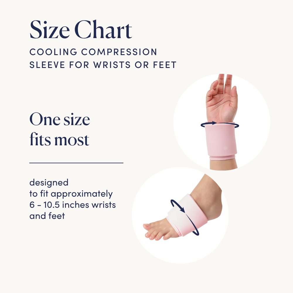 Cooling Compression Sleeves For Wrists/Feet