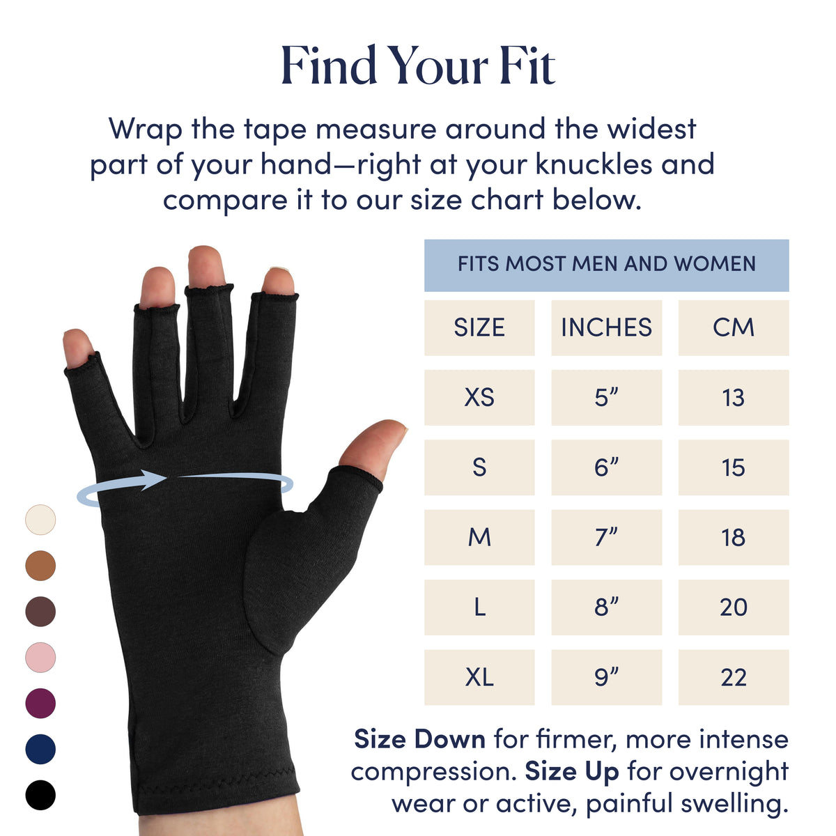 Compression Gloves: Relief From Arthritis - Classic Style
