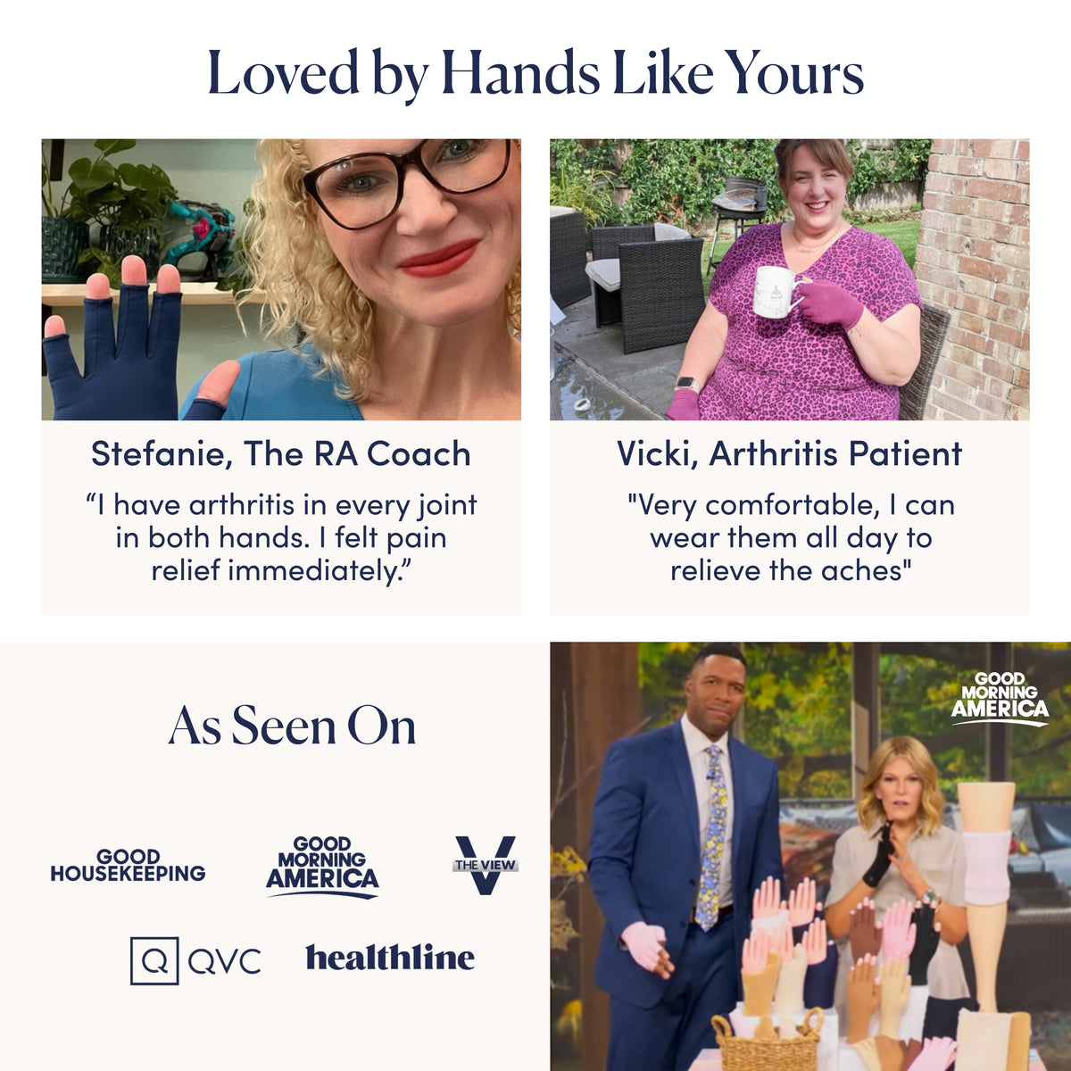 Compression Gloves: Relief From Arthritis - Classic Style