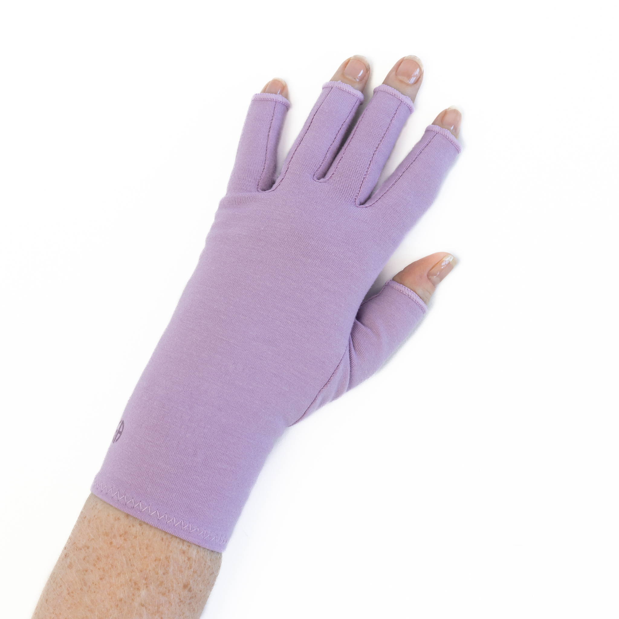 Classic Compression Gloves: Aqua Blue, Coral Pink & Dusky Lilac