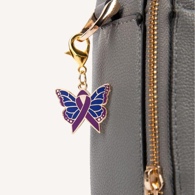 Butterfly Charm for Rheumatoid Arthritis Awareness