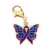 Butterfly Charm for Rheumatoid Arthritis Awareness